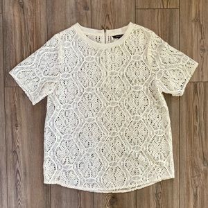 Lattice Banana Republic Blouse (L)